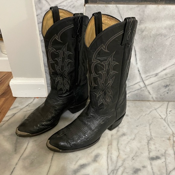 Tony Lama Black Stallion Cowboy/Western Boots. Men’s Size 9.5 - Picture 6 of 16